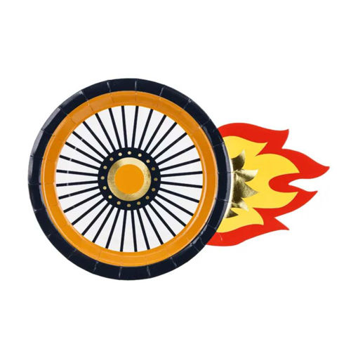 Picture of PAPER PLATES CAR WHEEL 26.5CM - 6 PACK